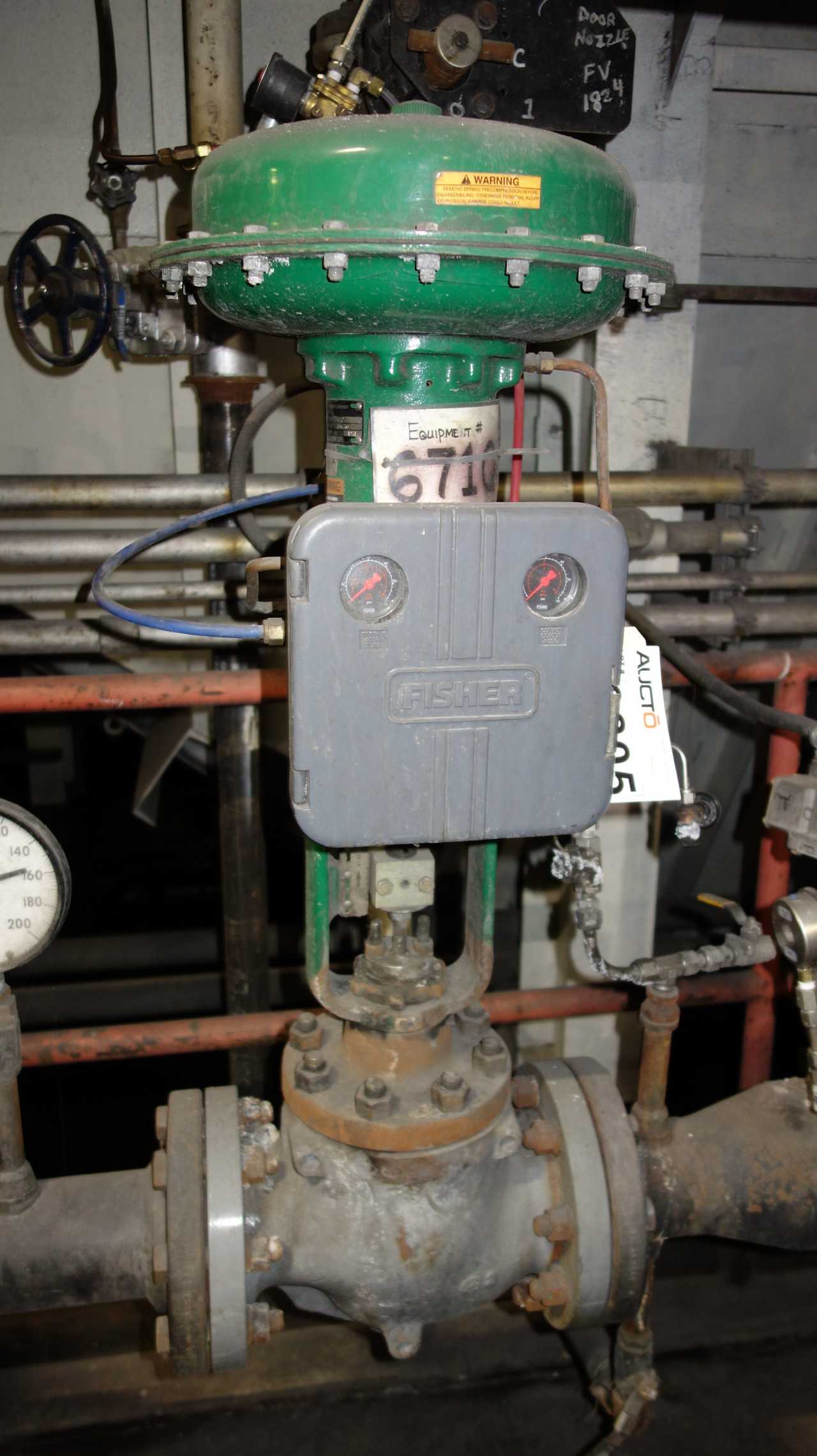 FISHER ET 667 4IN CONTROL VALVE 4160KR CONTROLLER - MISCELLANEOUS