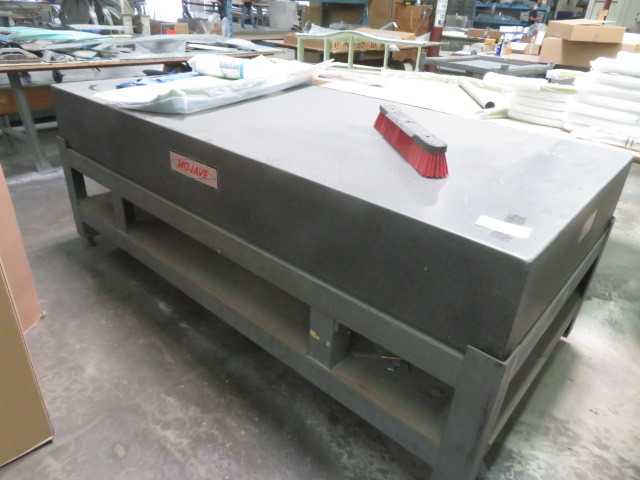Mojave Black Granite, 96" X 48" X 12" with stand and certified - MISCELLANEOUS