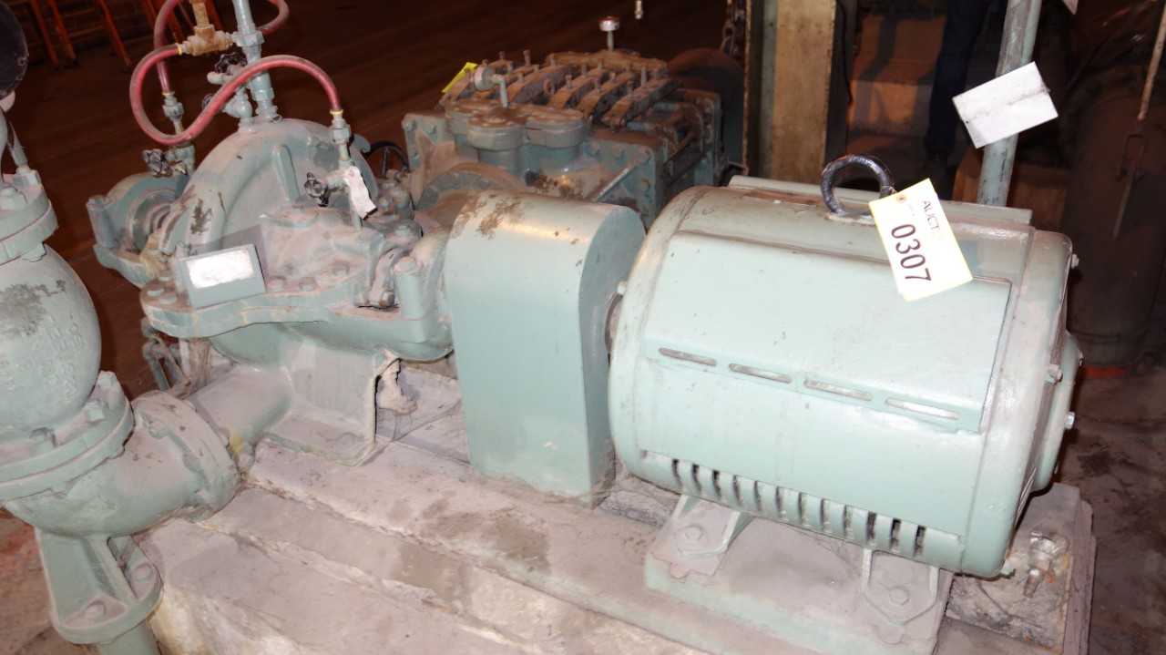 ALLIS CHALMERS 6X5X16 100HP 480V-AC SPLIT CASE CENTRIFUGAL PUMP MOTOR - ELECTRIC MOTORS