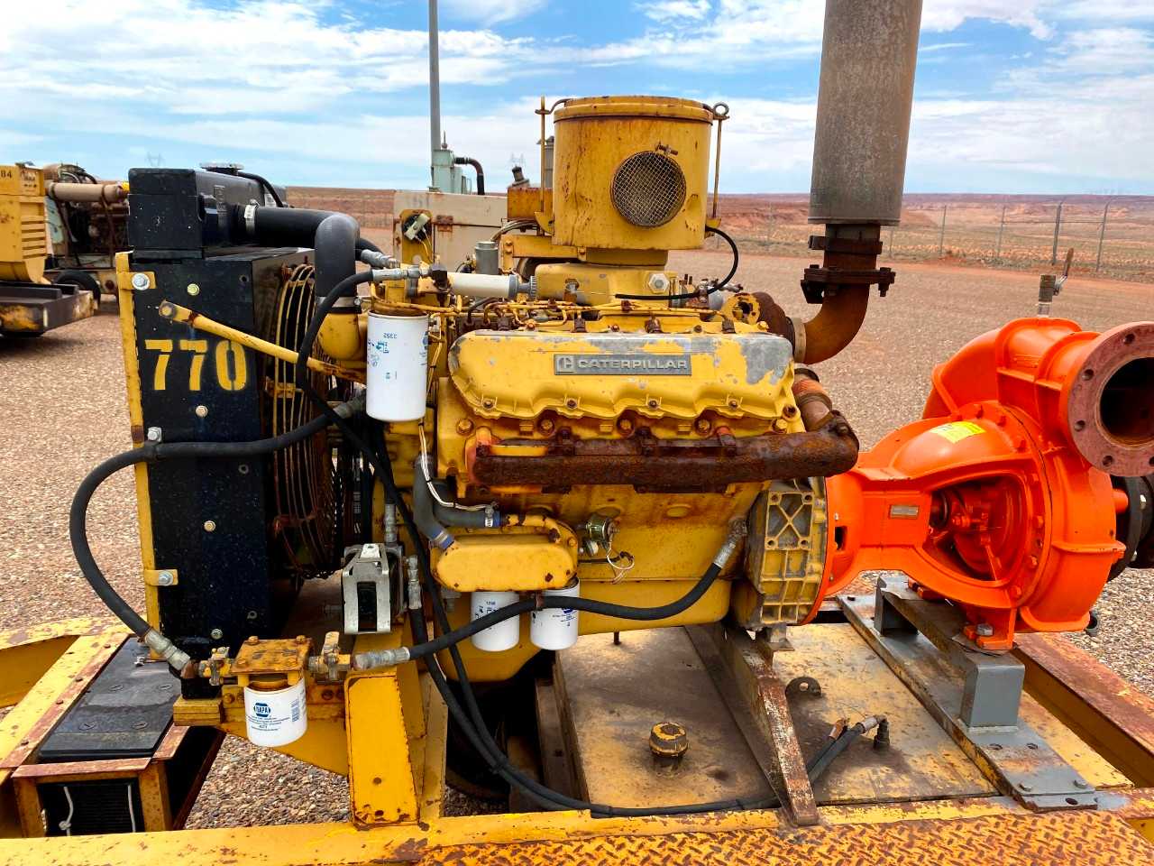 Caterpillar 3208 V8 Diesel Engine and Berkeley B6XTQBH Pump - PUMPS