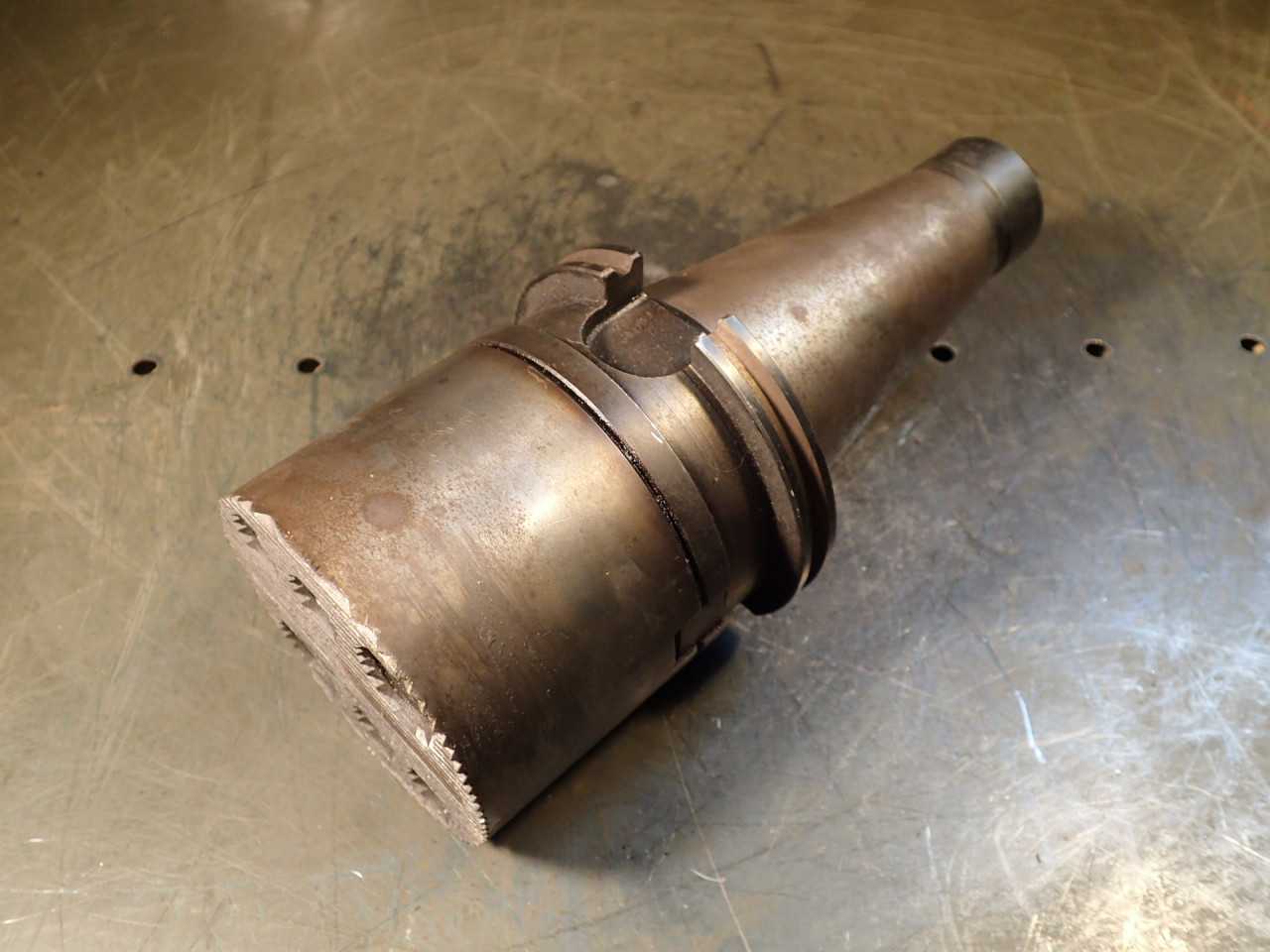 Narex PN-221782 3-1/2 OD Corrugated Twin Boring Head Tool Holder: NMTB-50 Shank - HOLEMAKING TOOLS