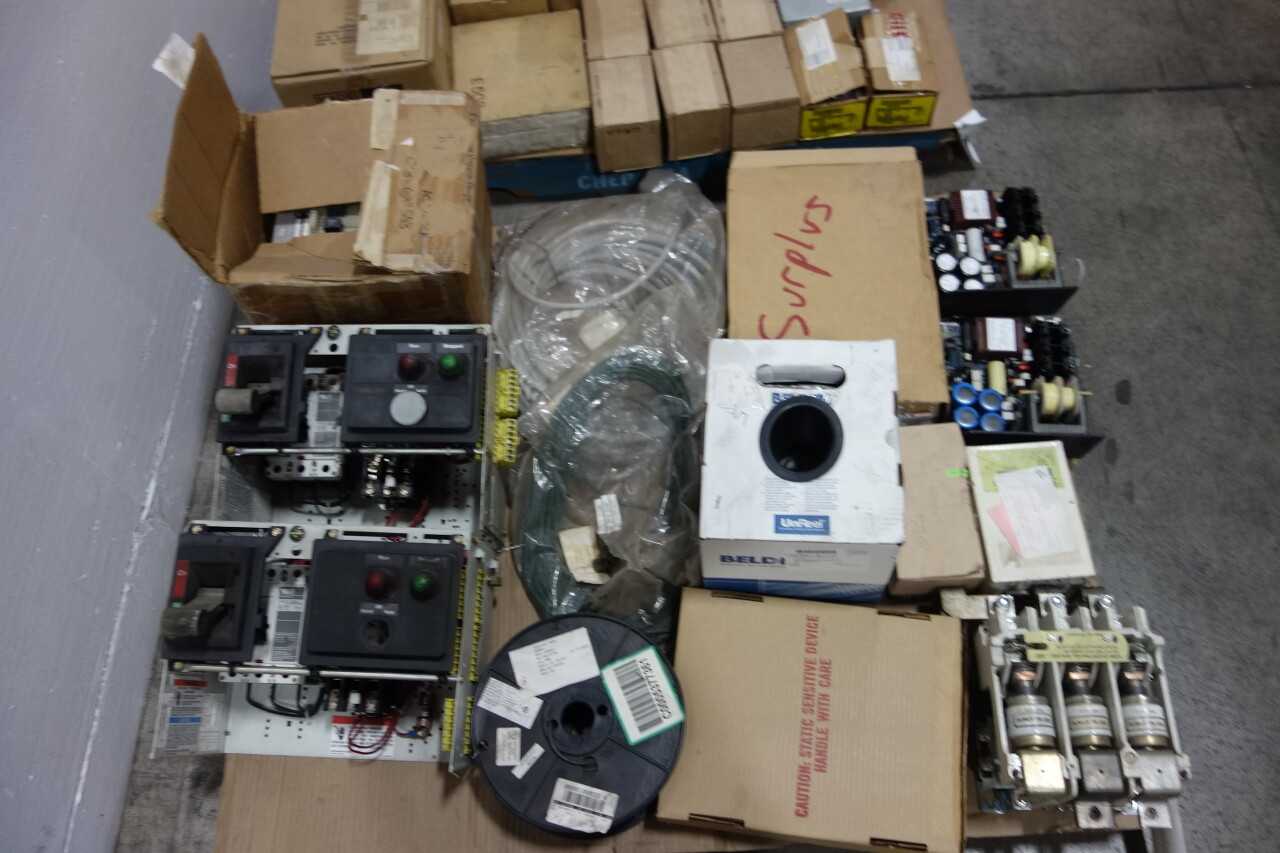 2 PALLETS OF ASSORTED ELECTRICAL - ELECTRICAL COMPONENTS