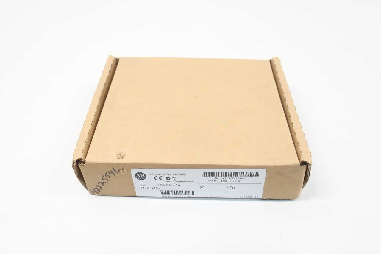 NEW ALLEN BRADLEY 1756-IT6I CONTROLLOGIX 6PT INPUT MODULE SER A - AUTOMATION & CONTROLS