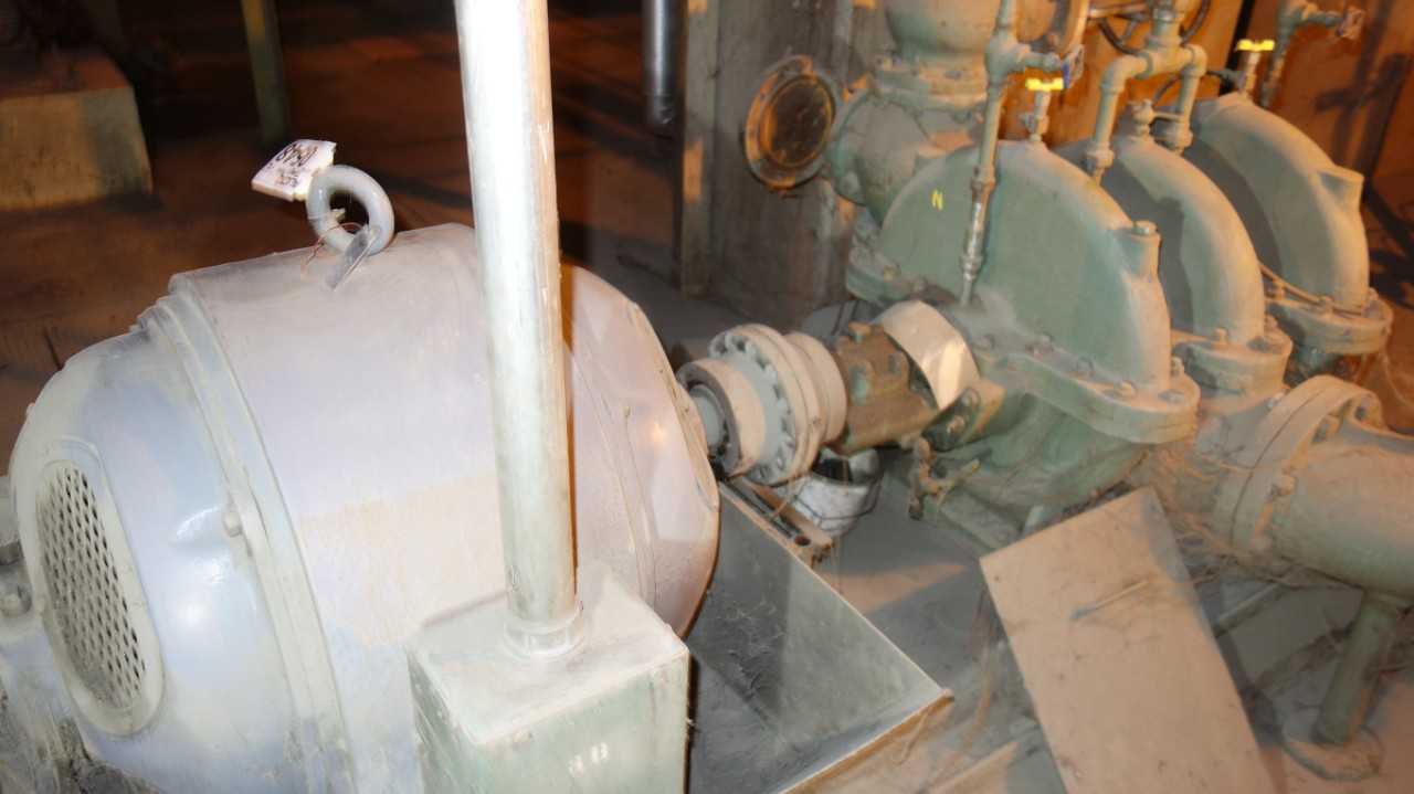 LOT OF 2 WHEELER WESTINGHOUSE 4C-2HWP SPLIT CASE CENTRIFUGAL PUMP MOTOR - CENTRIFUGAL PUMP