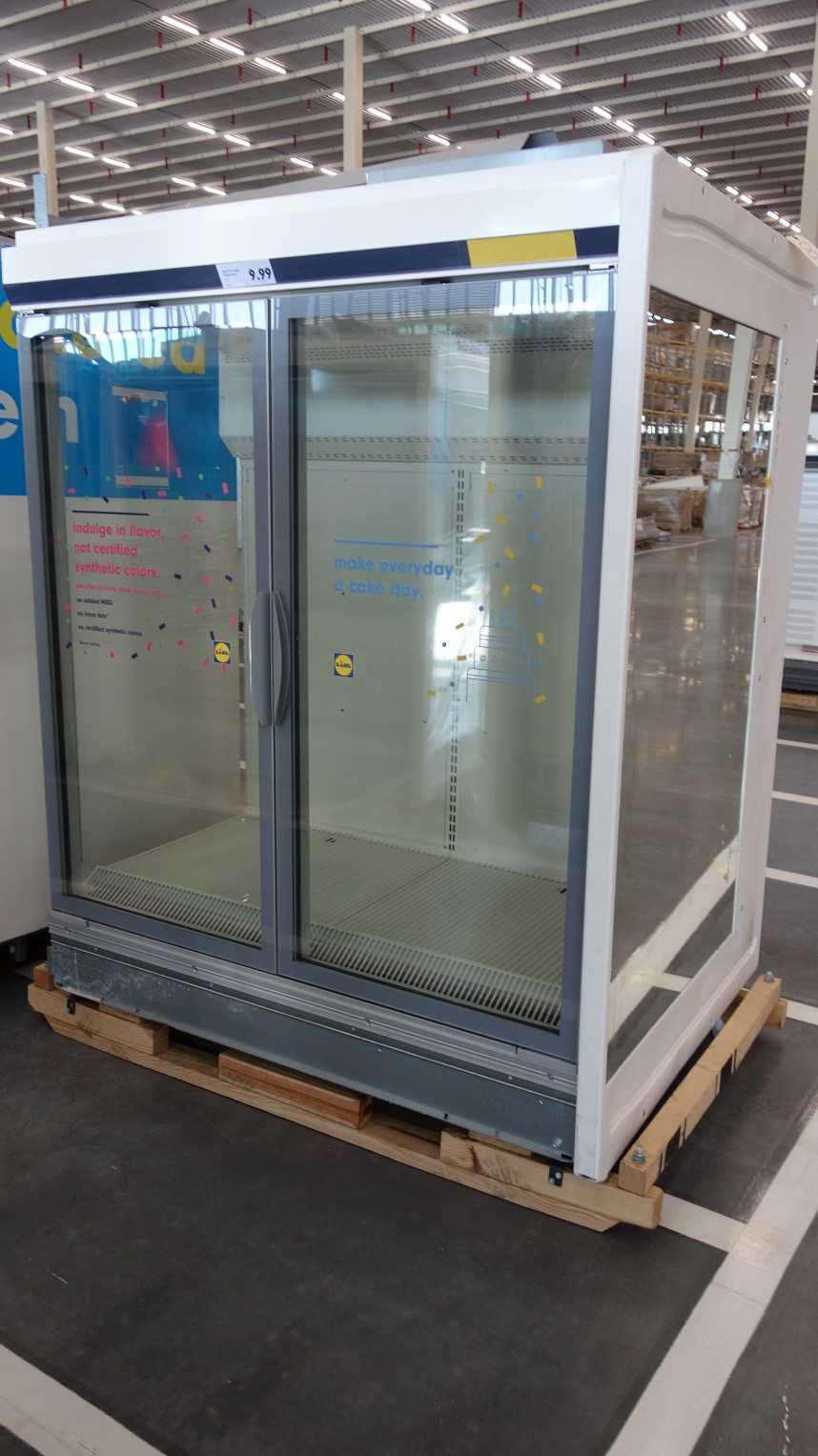 AHT VENTO GREEN MC FREEZE 156 2 DOOR MULTI-SHELF CHEST FREEZER 1.050W 208-240V-AC (MISSING SIDE PANEL)