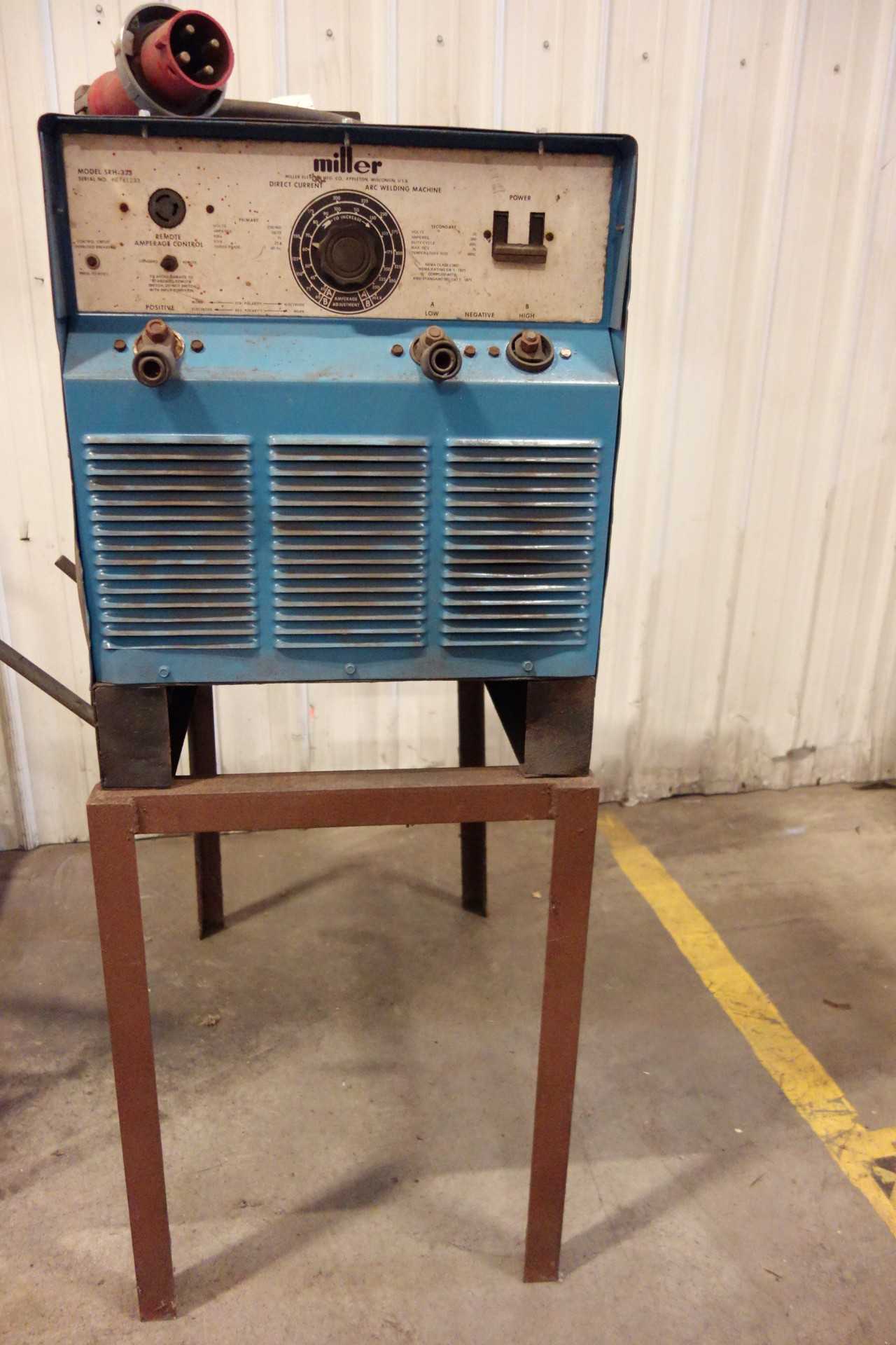 MILLER DC MULTIPROCESS WELDER ON STAND - WELDING EQUIPMENT