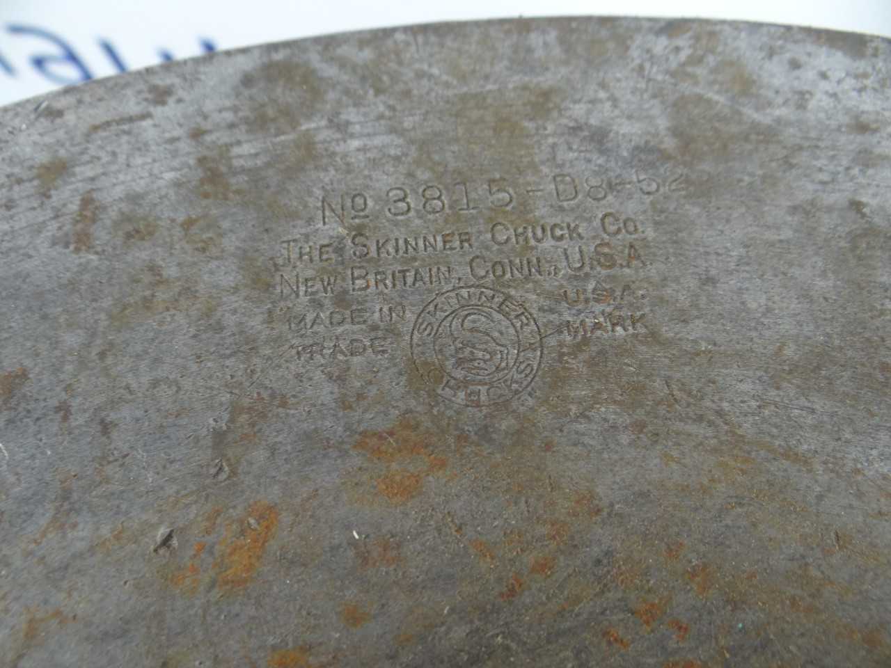 SKINNER 15 INCH LATHE CHUCK 3 JAW - HOLEMAKING TOOLS