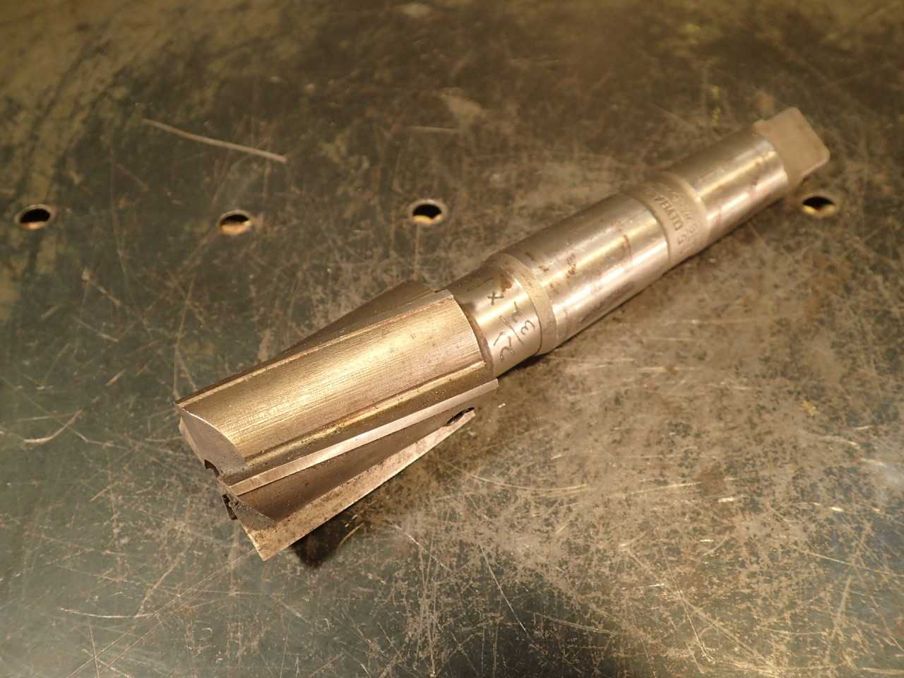 Cleveland Twist Drill 1-5/16" Countersink 3/8 Pilot Hole Morse Taper 3 Shank 3MT - HOLEMAKING TOOLS
