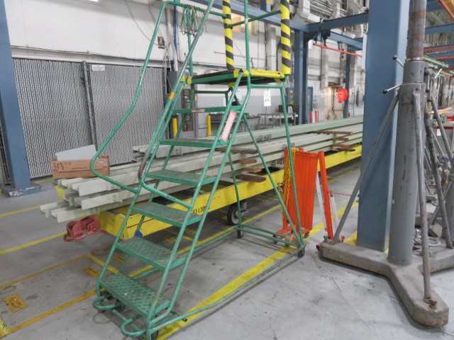 Ladder on Wheels - MATERIAL HANDLING
