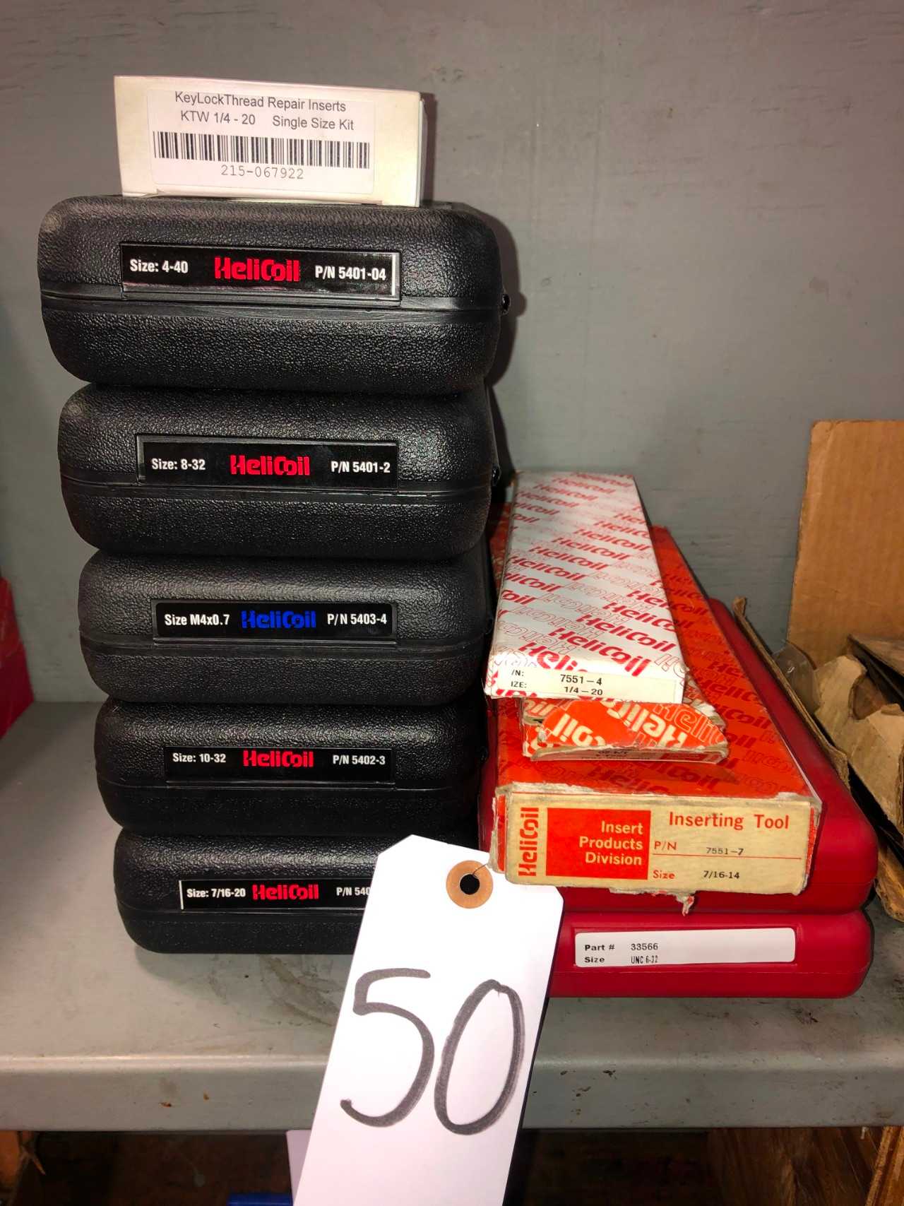 11-Boxes Misc. Helicoils - ELECTRIC POWER TOOLS
