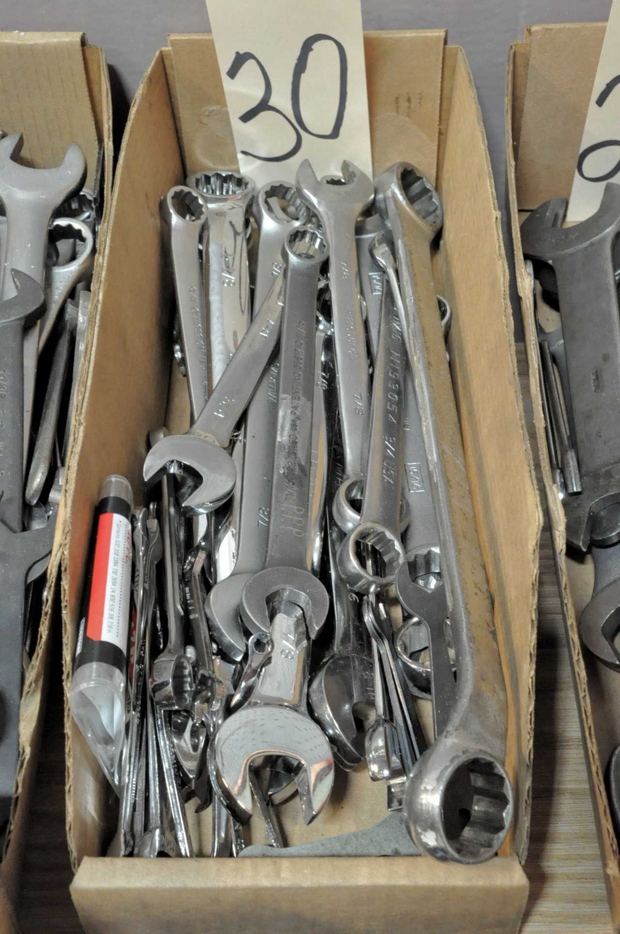Lot-Mechanic Wrenches in (1) Box - HAND TOOLS