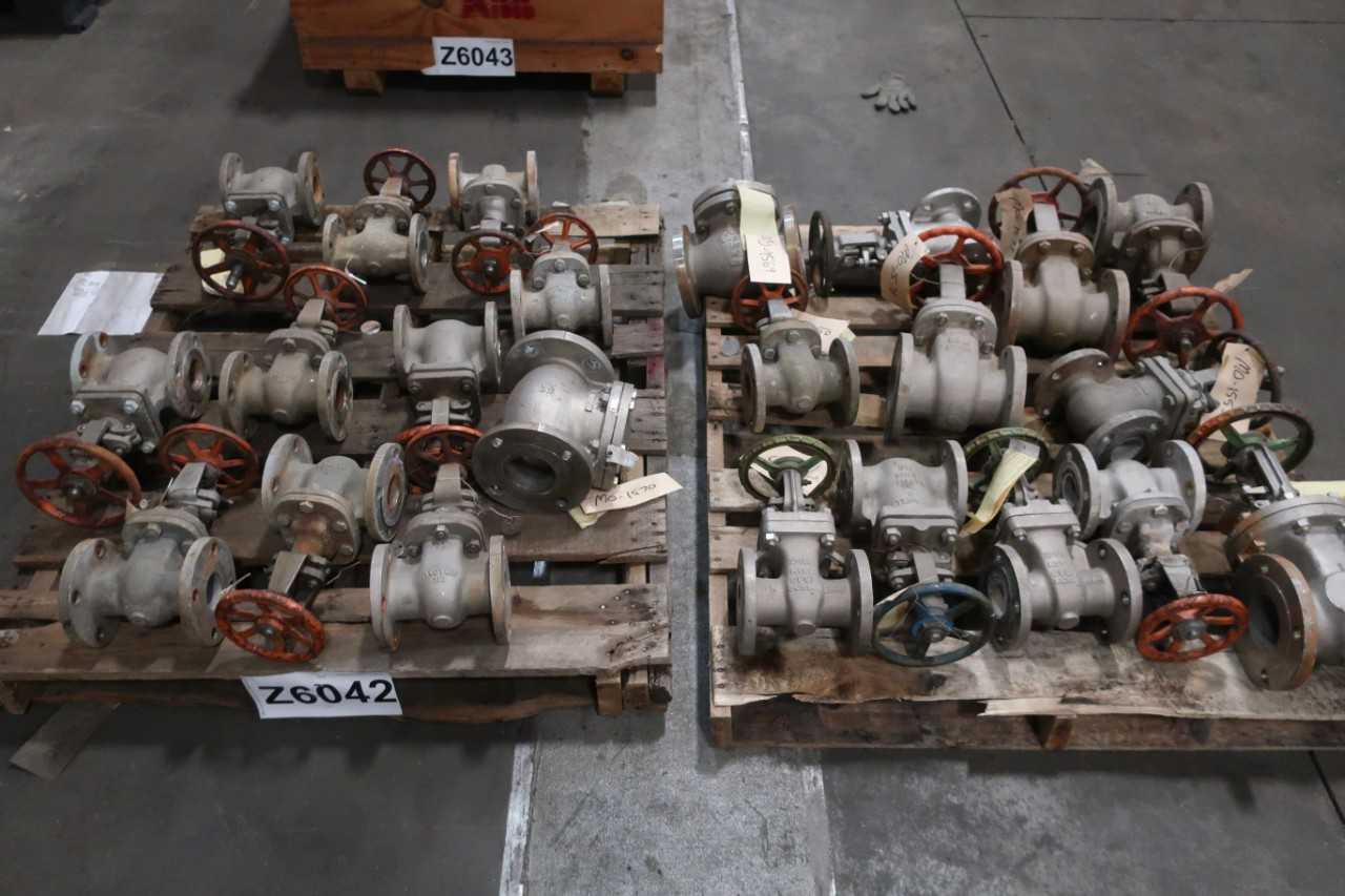 2 PALLETS OF ASSORTED VALVES 2IN & 3IN - VALVES
