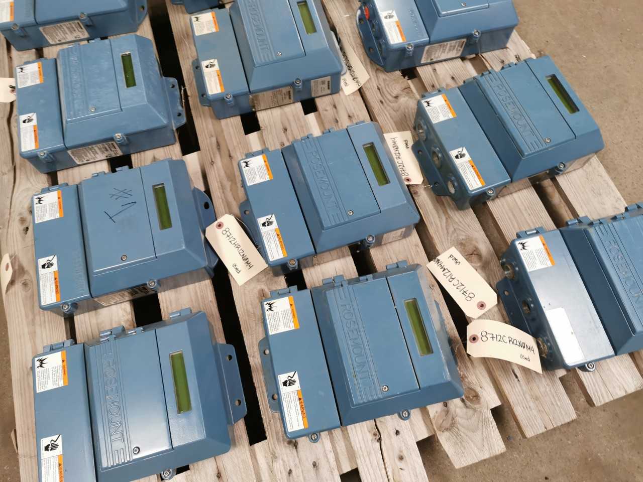 Lot of Rosemount 8712 Flow Transmitters - INSTRUMENTATION