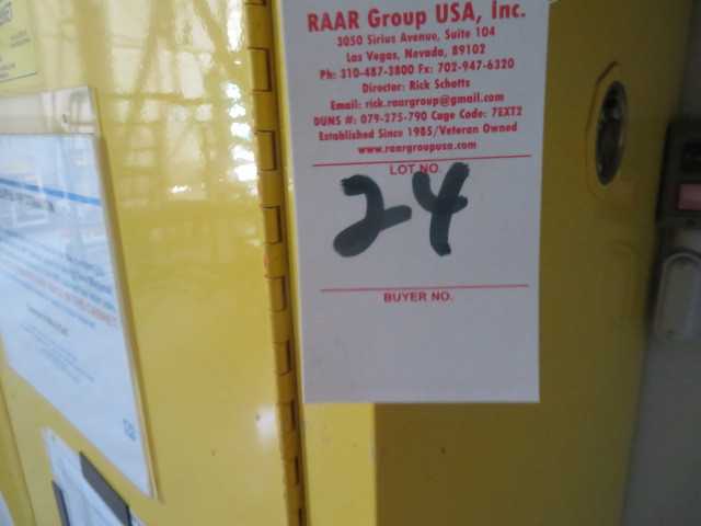 Justrite Flammable Cabinet - MISCELLANEOUS
