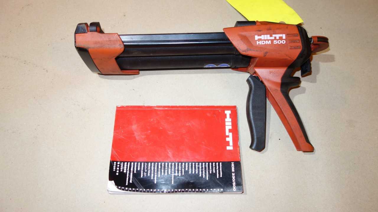 HILTI HDM 500 ADHESIVE EPOXY DISPENSER - ELECTRIC POWER TOOLS