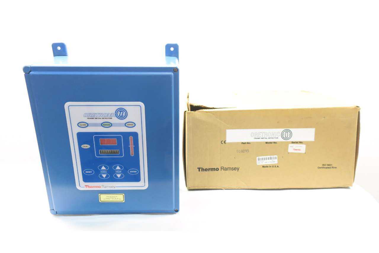 THERMO RAMSEY 060095 ORETRONIC III TRAMP METAL DETECTOR 115/230V-AC TEST EQUIPMENT - AUTOMATION & CONTROLS