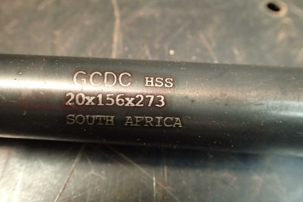 GCDC 20mm Metric Drill Bit Morse Taper #3 Shank MT3 3MT Made in South Africa - WORKHOLDING