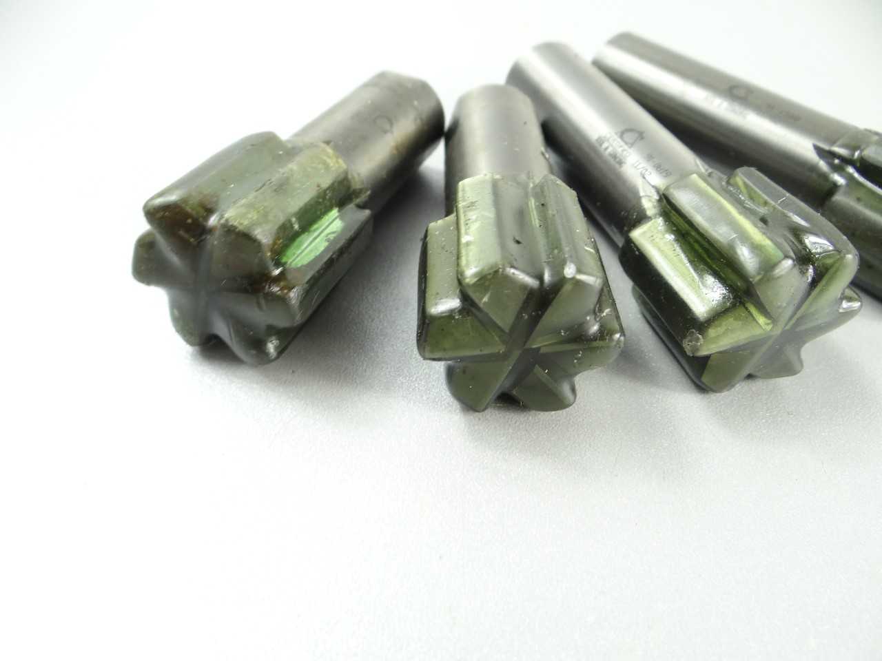 Lot of 4 Freshly Sharpened Solid Carbide Shank Milling Cutters - MACHINING ACCESSORIES & TOOLING