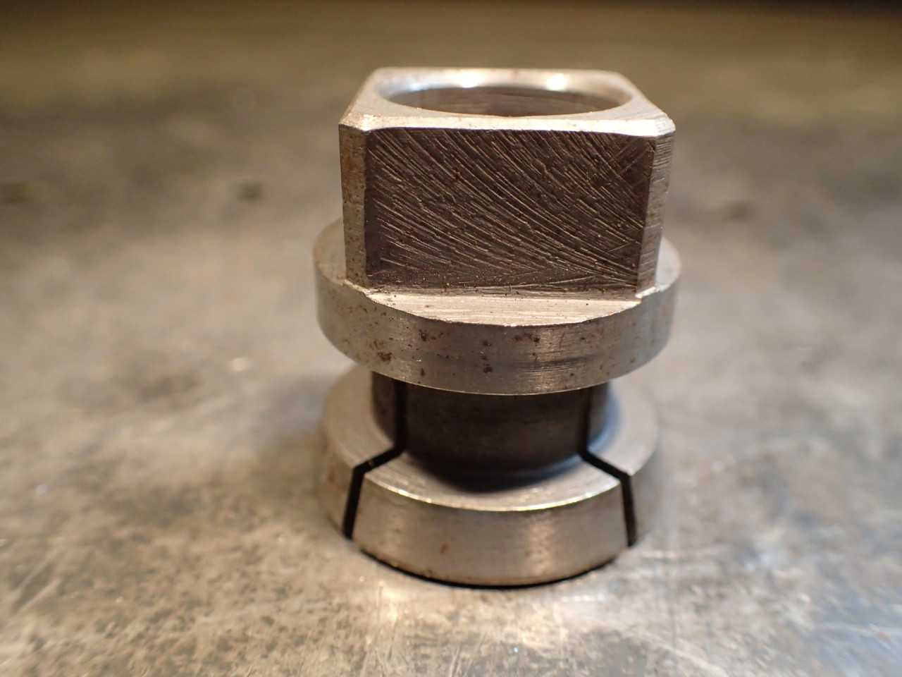 Ziegler 3LX-697C Square Drive Tap Collet: 7/8" -N FL Tool 3-TC-697 TA3-697C LX3 - HOLEMAKING TOOLS