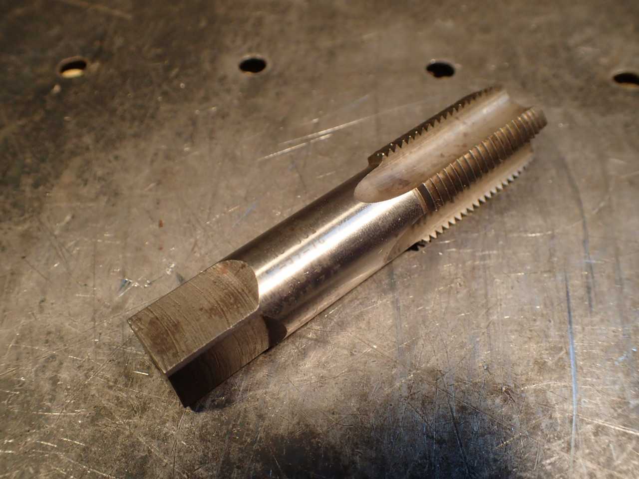 Wood & Spencer 1/2" -14 NPSF NPS Fuel Dryseal Straight Pipe Hand Thread Tap USA - MACHINING TOOLING & PARTS