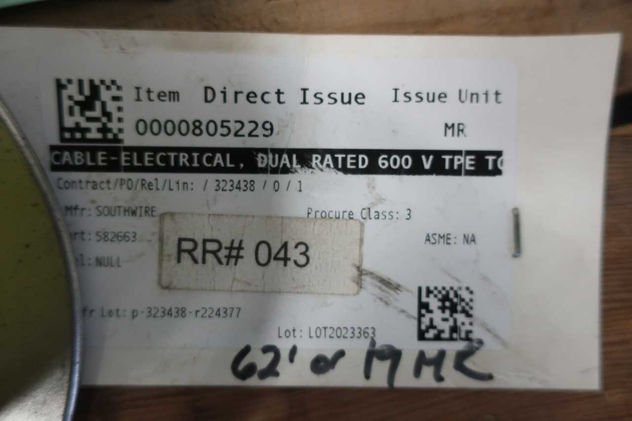 PALLET OF ASSORTED INSULATED WIRE - ELECTRICAL COMPONENTS