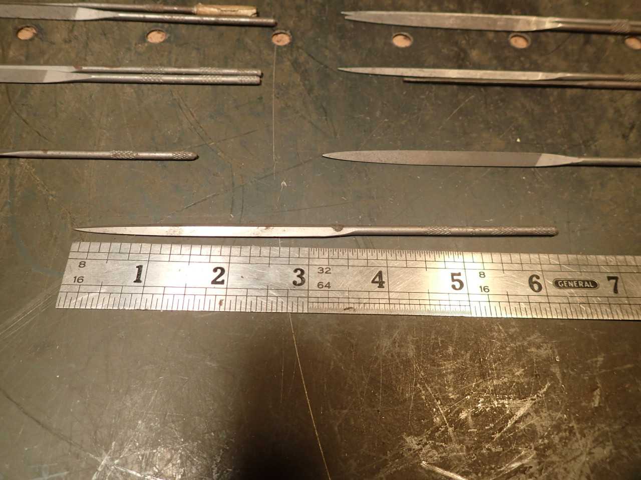 19 Pieces Falcon #6 Cut Barette Precision Swiss Pattern Die Makers Needle Files - MACHINING ACCESSORIES & TOOLING