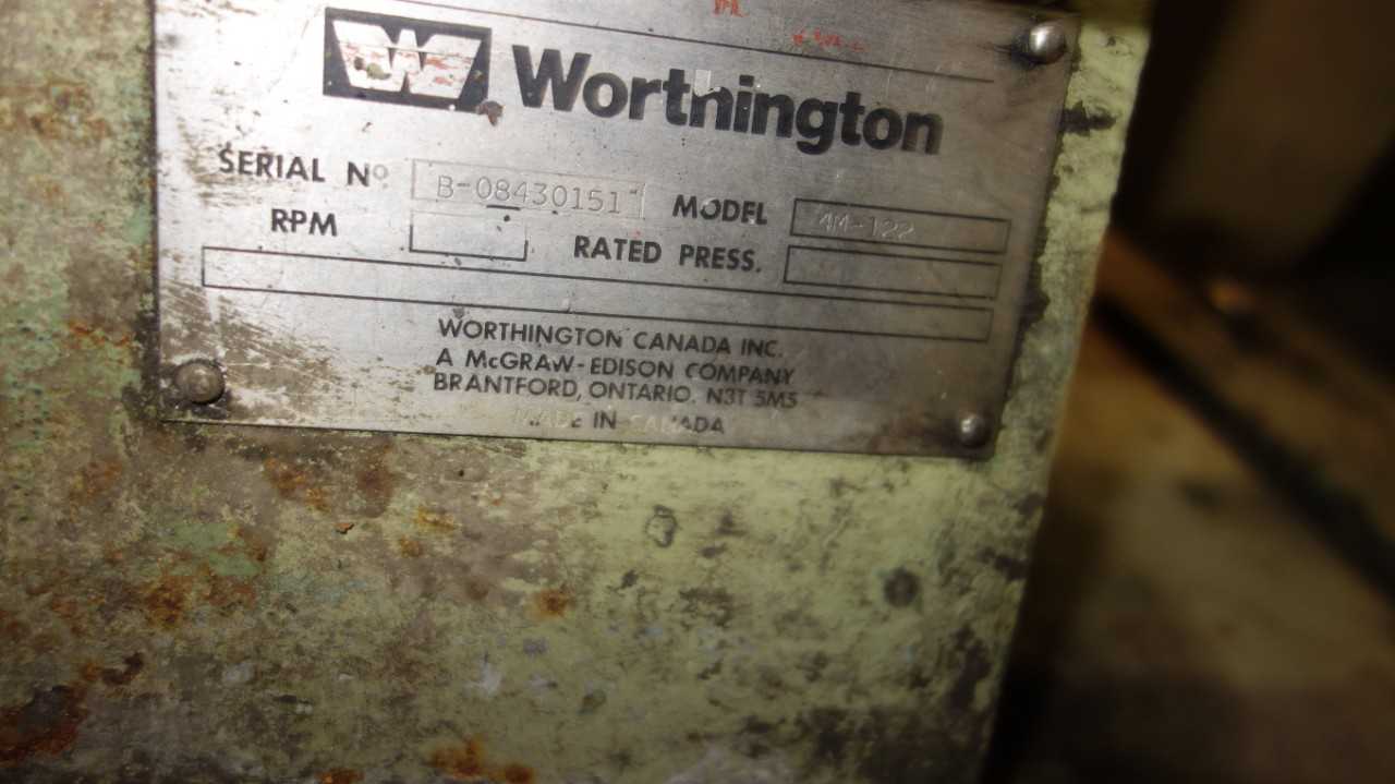 LOT OF 3 WORTHINGTON 44-122 CENTRIFUGAL PUMP - CENTRIFUGAL PUMP