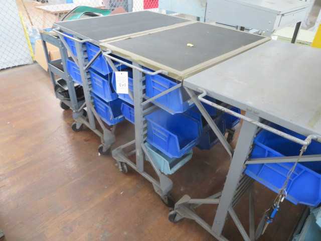 Rolling Carts (3) LOT - ROLLING CARTS
