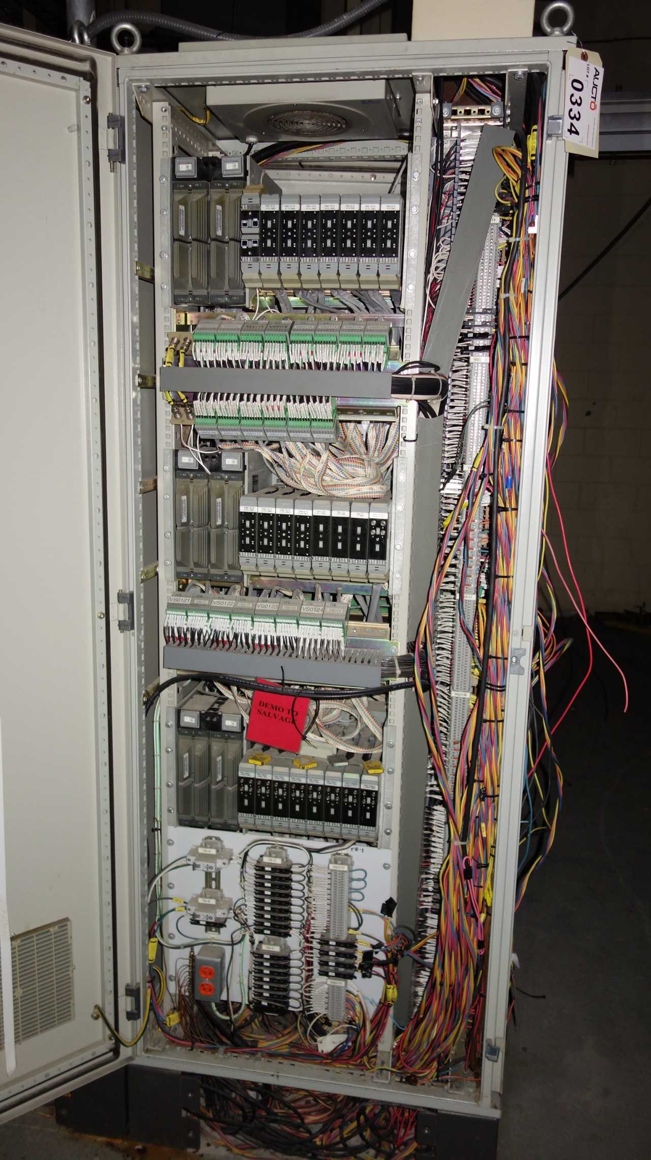 FOXBORO FBM I/A SERIES CONTROL CABINET W/ MODULES - AUTOMATION & CONTROLS
