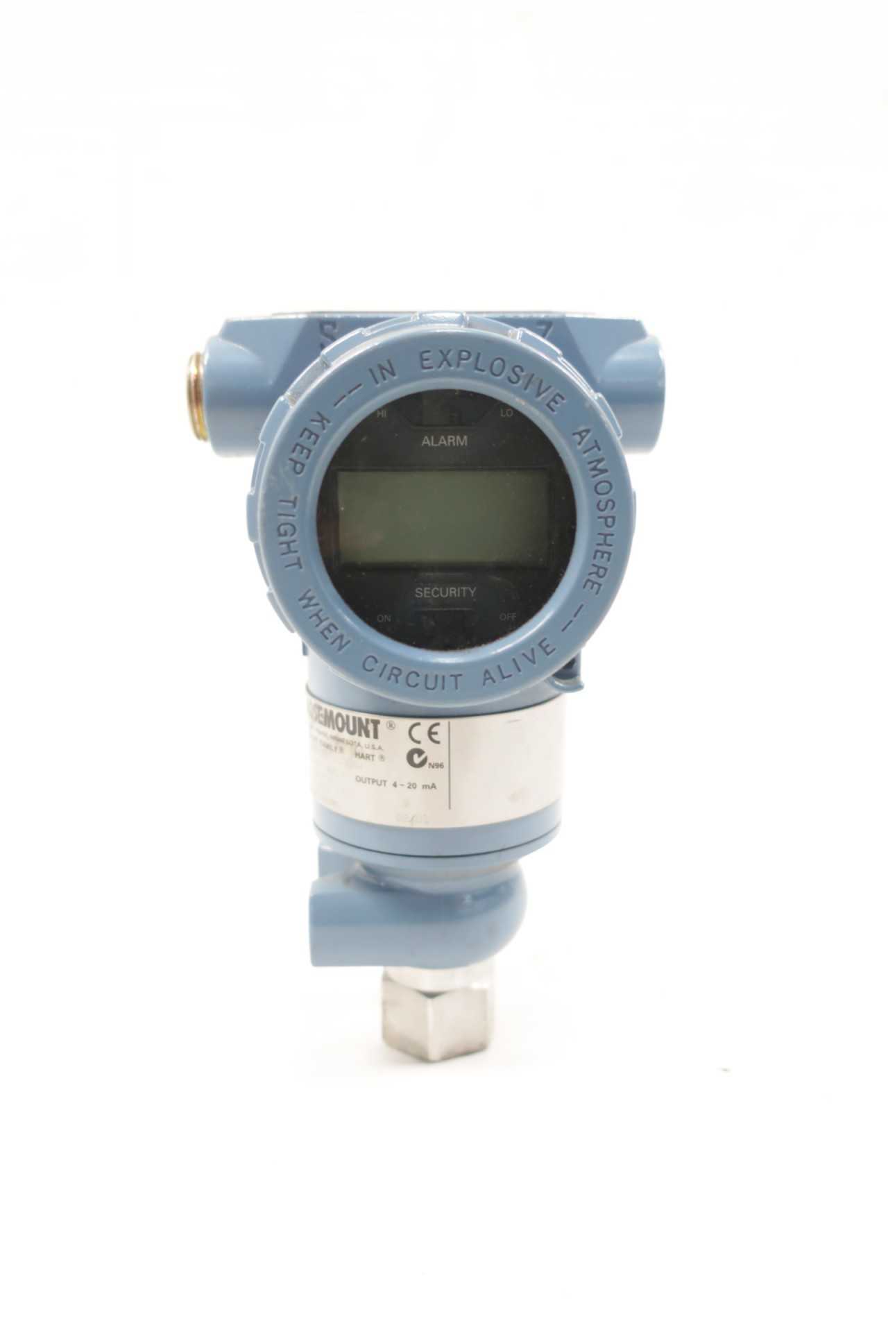 ROSEMOUNT 3051TG2A2B21AB4M5 TRANSMITTER 0-75PSI 10.5-55V - INSTRUMENTATION