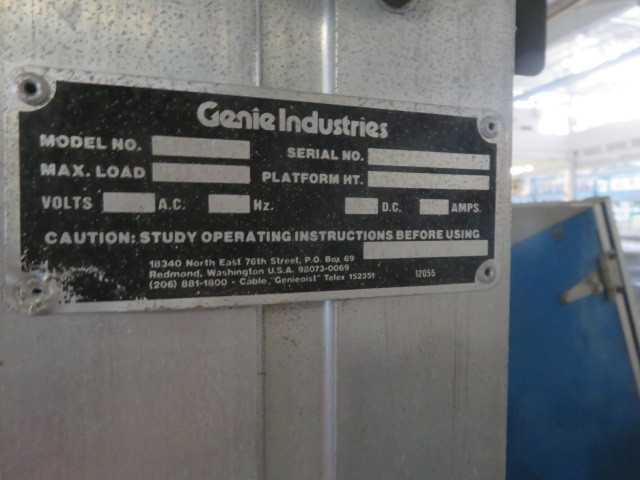 Genie Industries Lift - MISCELLANEOUS