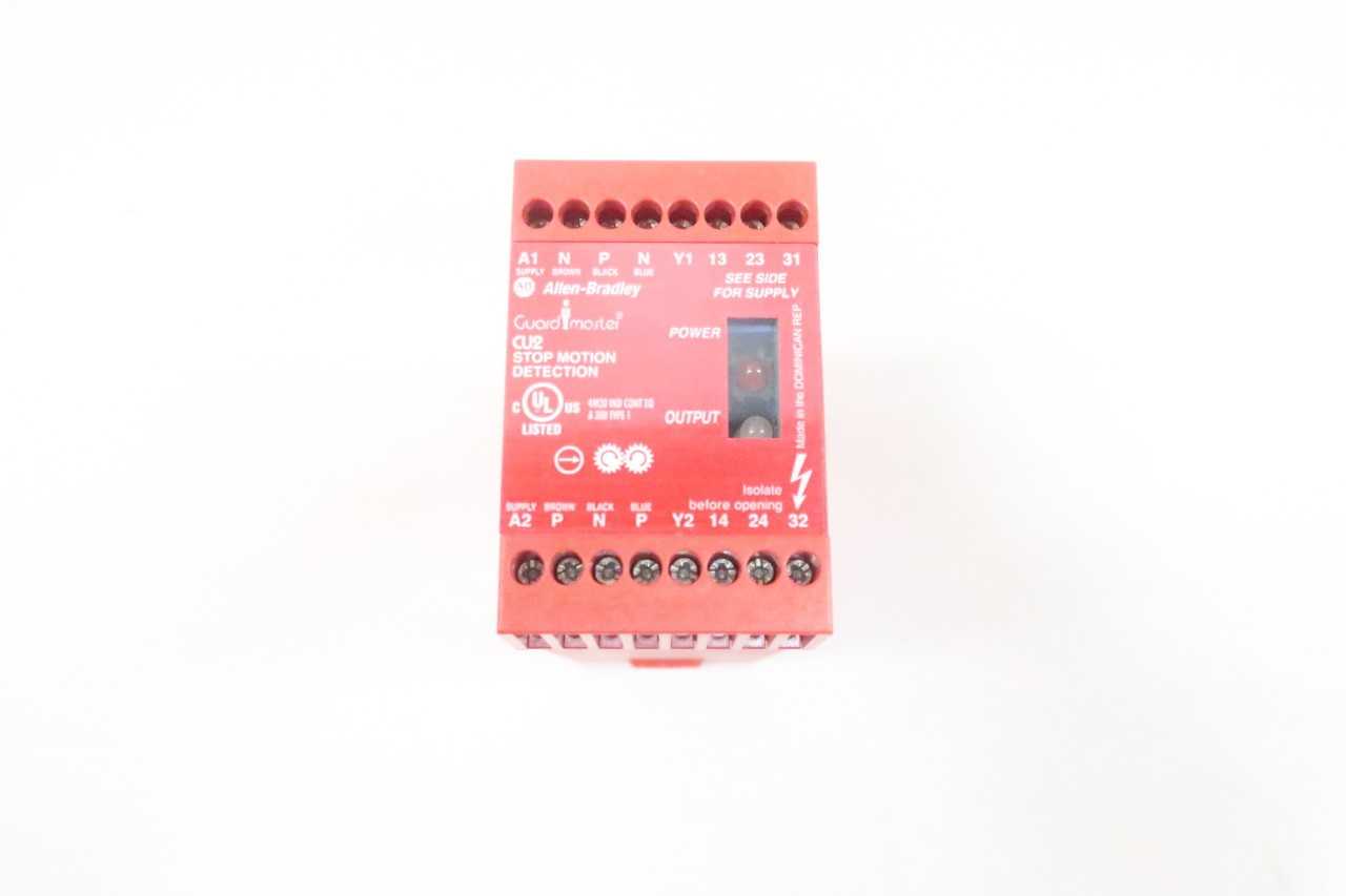 ALLEN BRADLEY 440R-S07281 GUARDMASTER STOP MOTION DETECTOR - AUTOMATION & CONTROLS