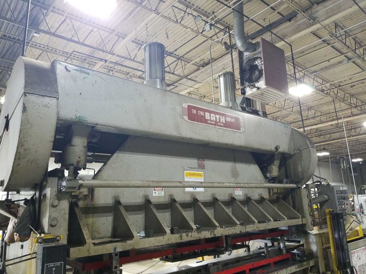 Cyril Bath 15010 Mechanical Press Brake 150 Ton 12Ft with Feeder - PRESS BRAKES