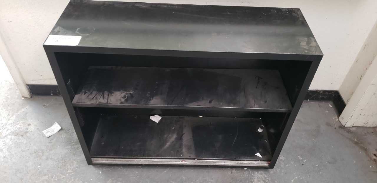 Two Shelf Metal Cabinet - TOOL STORAGE Two Shelf Metal Cabinet - TOOL STORAGE