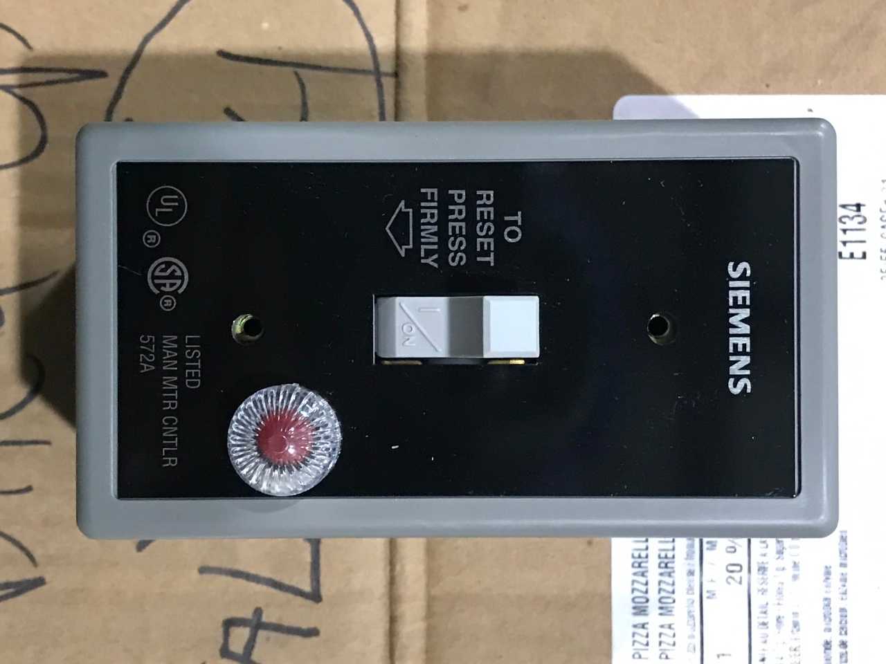Siemens Manual starter 1 pole Toggle (QTY 40) - DISCONNECT SWITCHES