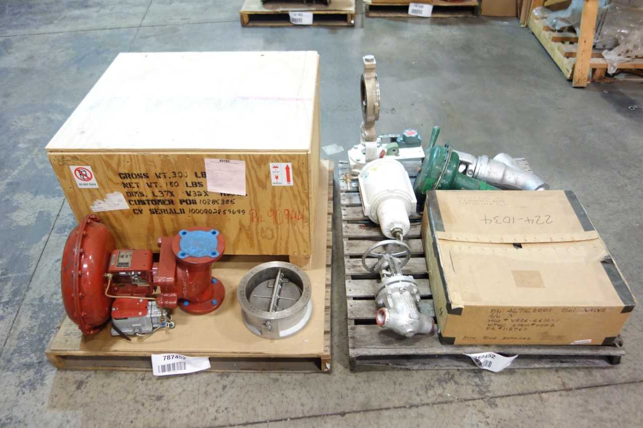 2 PALLETS OF ASSORTED VALVES AND VALVE ACCESSORIES - VALVES
