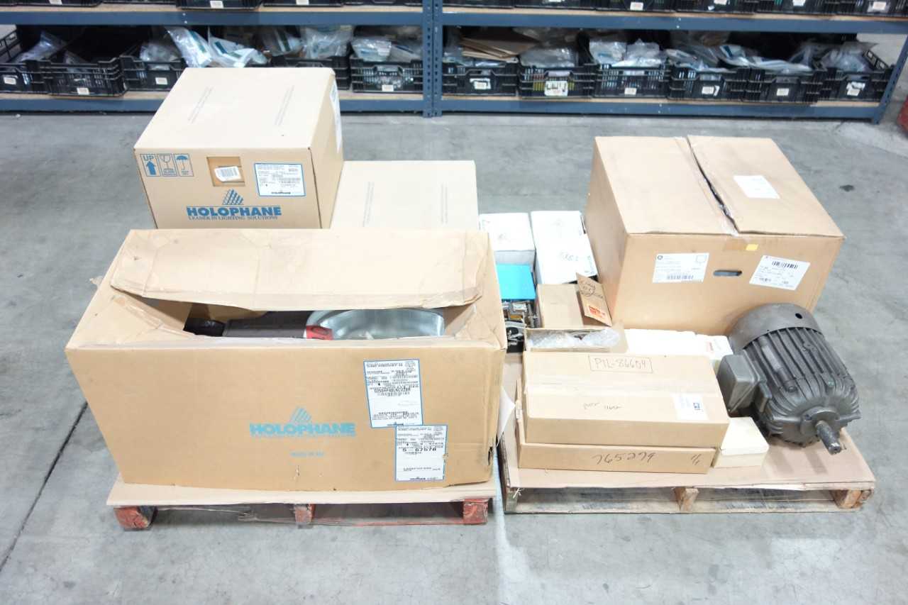 2 PALLETS OF ASSORTED ELECTRICAL - ELECTRICAL COMPONENTS