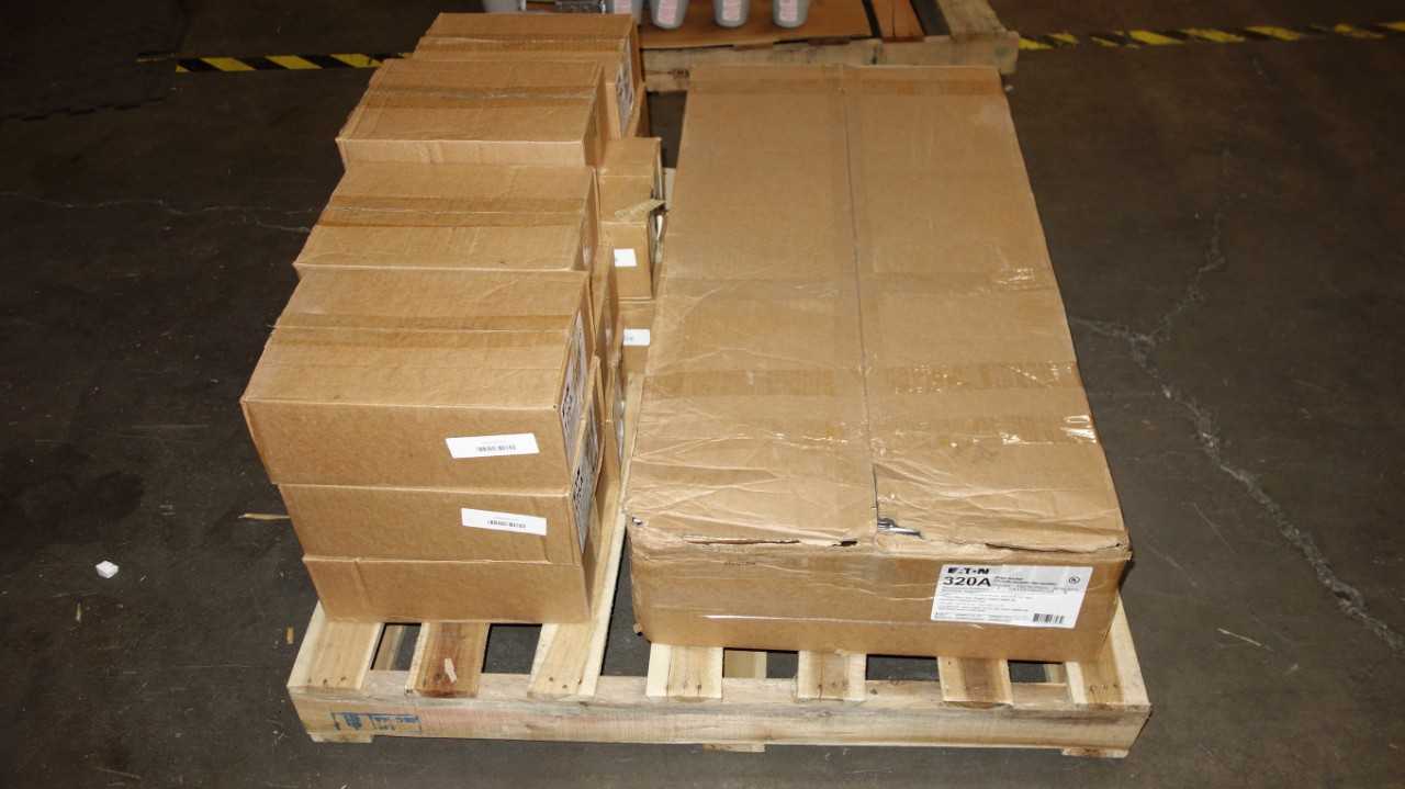 1 PALLET OF EATON 125A, 150A, 320A METER SOCKET PANELS - INDUSTRIAL PARTS