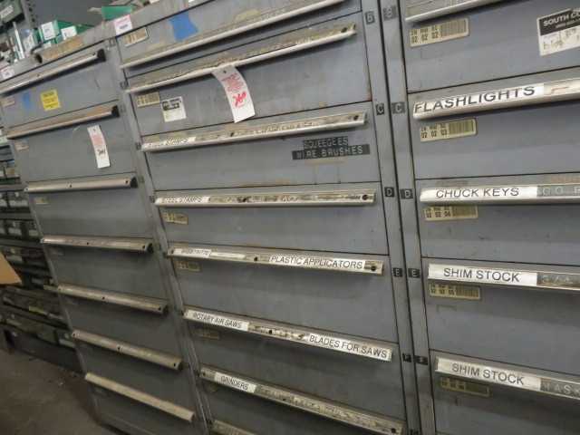8 Drawer Tool Cabinet with contents - MISCELLANEOUS