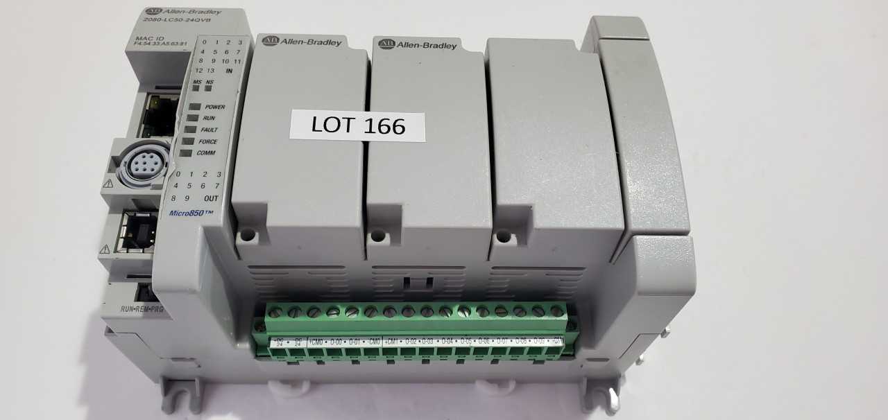 Allen Bradley Micro 850  2080-LC50-24QVB PLC - AUTOMATION & CONTROLS
