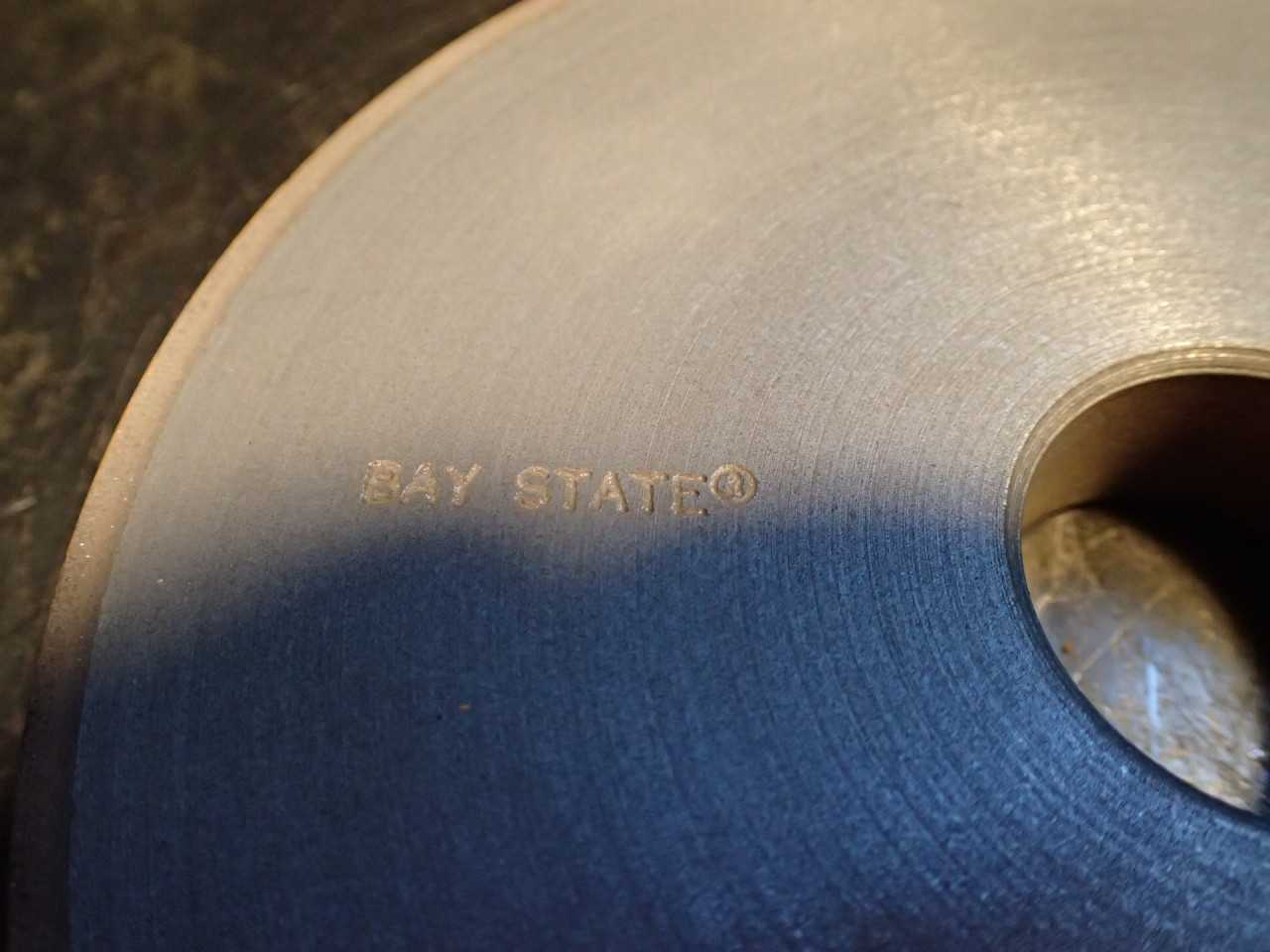 Bay State Resinoid 6050rpm Bonded Diamond Grinding Wheel 1.25 Bore 3/4 Thk 6" OD - GRINDING MACHINES