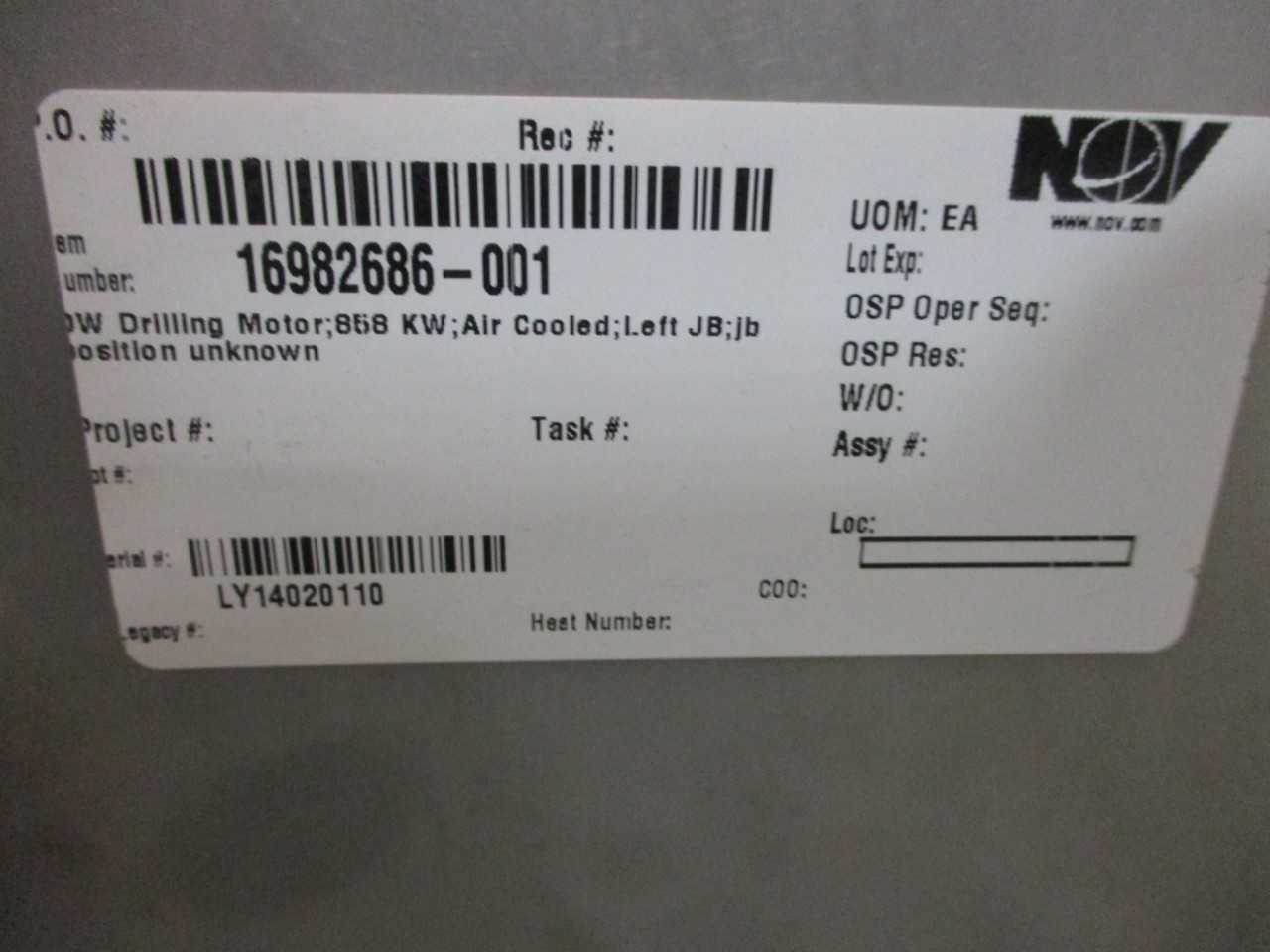General Electric 5GEB22A5 AC Electric Motor - Left Hand JB ( UNUSED) QTY 1 - ELECTRIC MOTORS