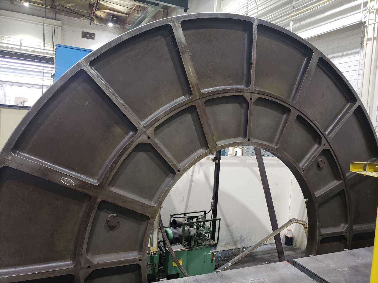 Sub Plate for Vertical Boring Mill 17 ft diameter - MACHINING ACCESSORIES & TOOLING