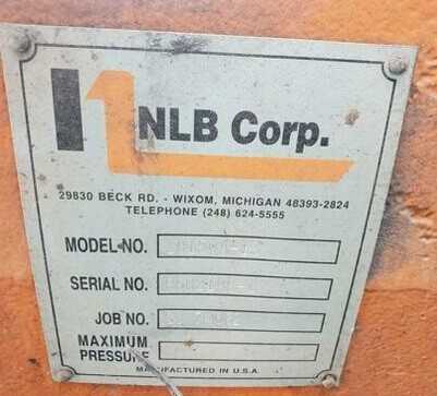 NLB Corp. 10150A-13 8200EB- 1 3/8 8000psi Water Blaster/Jetter - INDUSTRIAL PARTS
