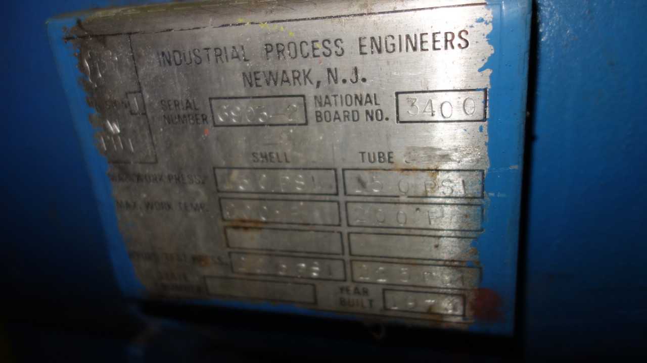 LOT OF 2 INDUSTRIAL PROCESS HEAT EXCHANGER