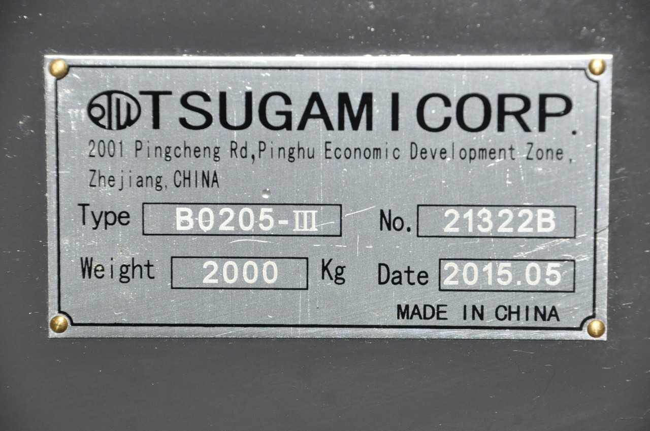 Tsugami Model B0205 III CNC Swiss Lathe 2015 - CNC LATHES