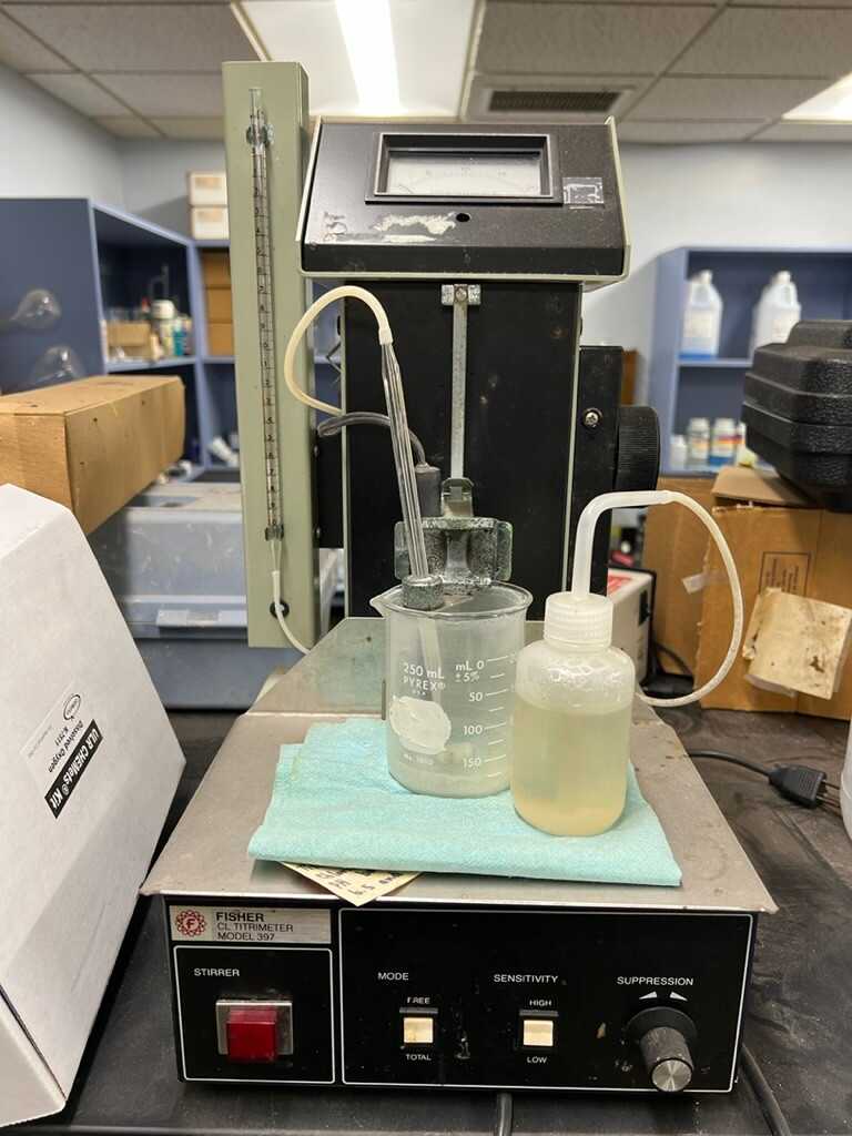 Fisher Scientific 397 CL titrimeter - LAB & SCIENTIFIC