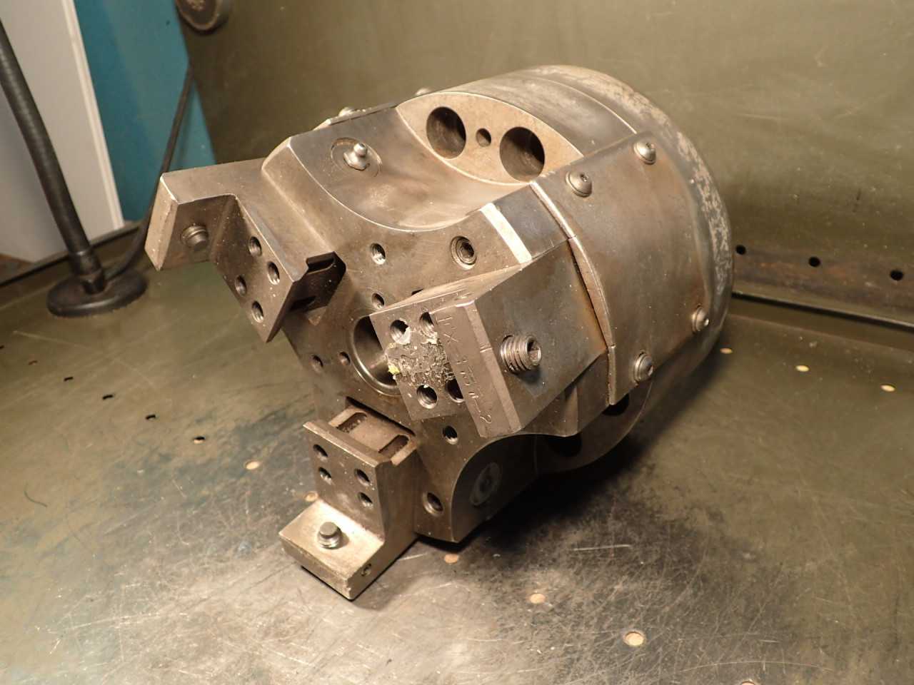8-1/4" OD CNC Power-Hold Lathe Chuck 1-3/8" Dead Stop Center A2-8 Taper Hub - MACHINING ACCESSORIES & TOOLING