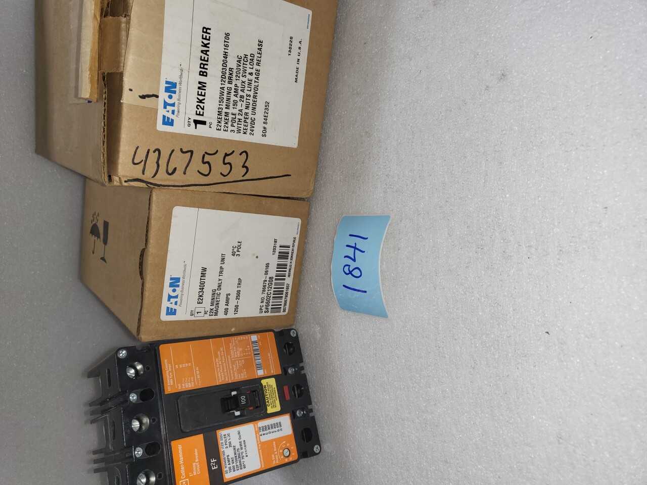 Eaton Mining Misc. - ELECTRIC POWER TOOLS