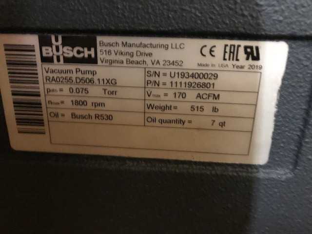 New Busch RA0255.D506.11XG Vacuum Pump - VACUUM PUMP